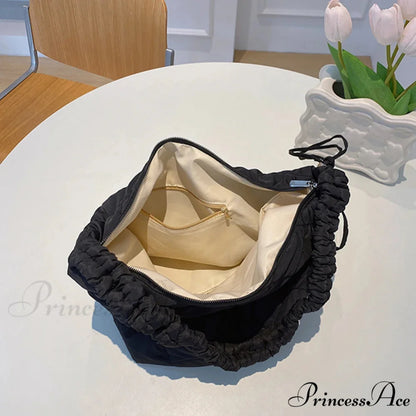 Padded Puffer Tote Shoulder Bag for Women shoulder-250126