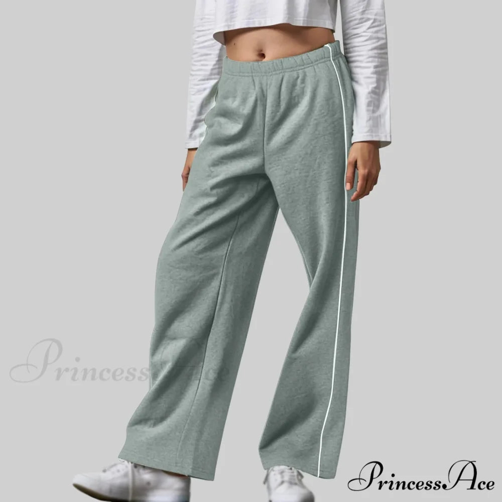 Pale Differentiation Flank Trousers Grey / S pants-241228