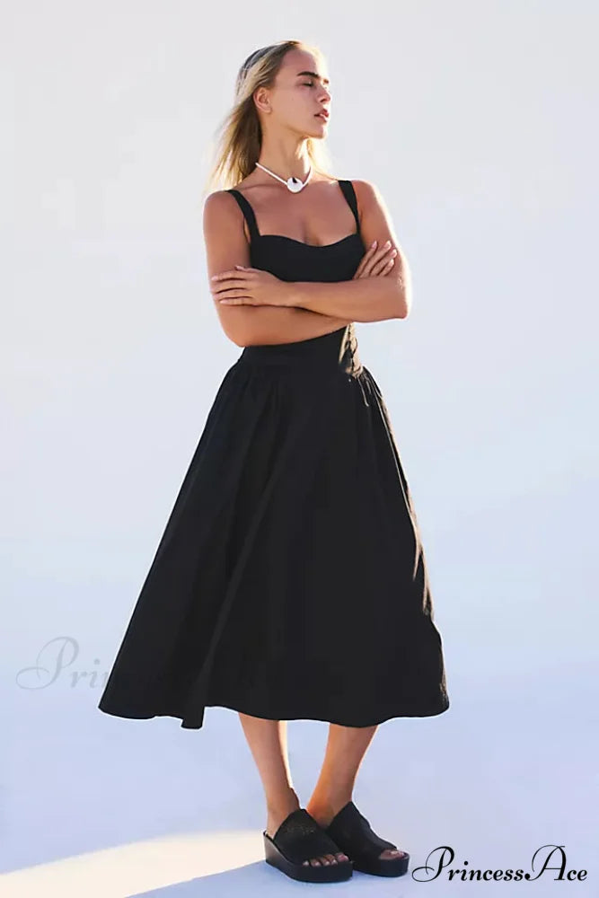 Paolo Midi Stylish in Black 30 Days / XS / Black