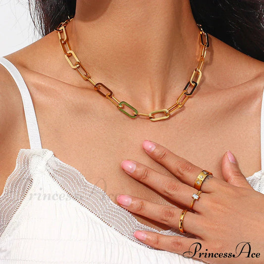 Paper Clip Necklace