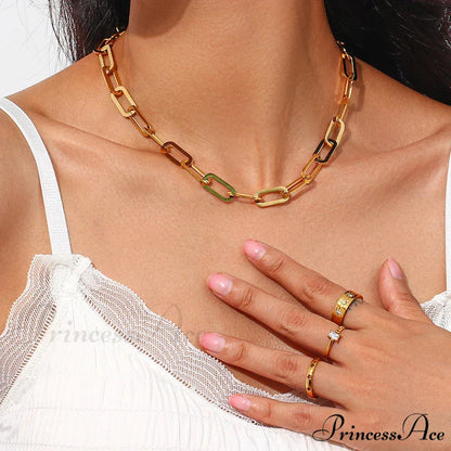 Paper Clip Necklace