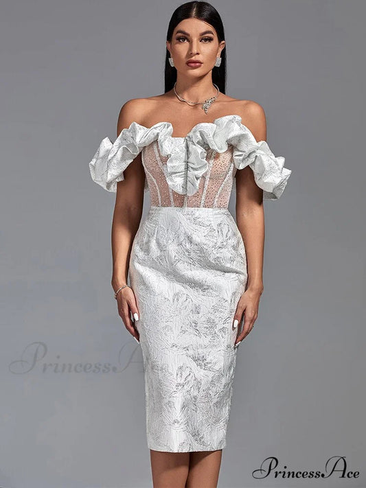 Party Dress Women White Bodycon Dress