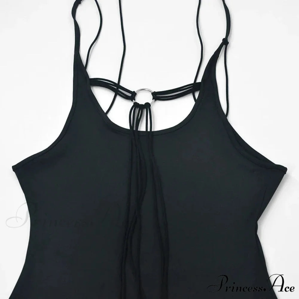 Party Fashion Bandage Sleeveless Backless Long Casual Elegant Bodycon Dress