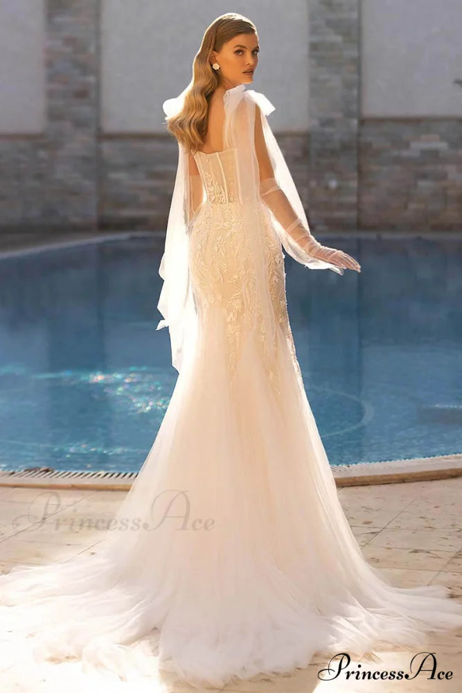 Passionate Love Graceful A-line Wedding Dress