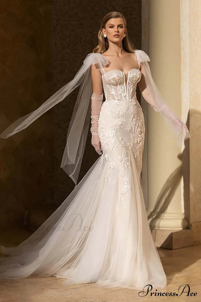 Passionate Love Graceful A-line Wedding Dress