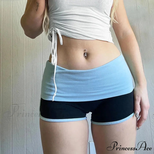 Patchwork Sleek Low-Rise Brief short-250223