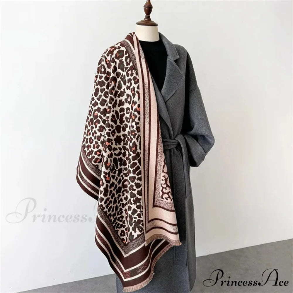Pattern Cashmere Winter Scarf black-03 scarf-241228