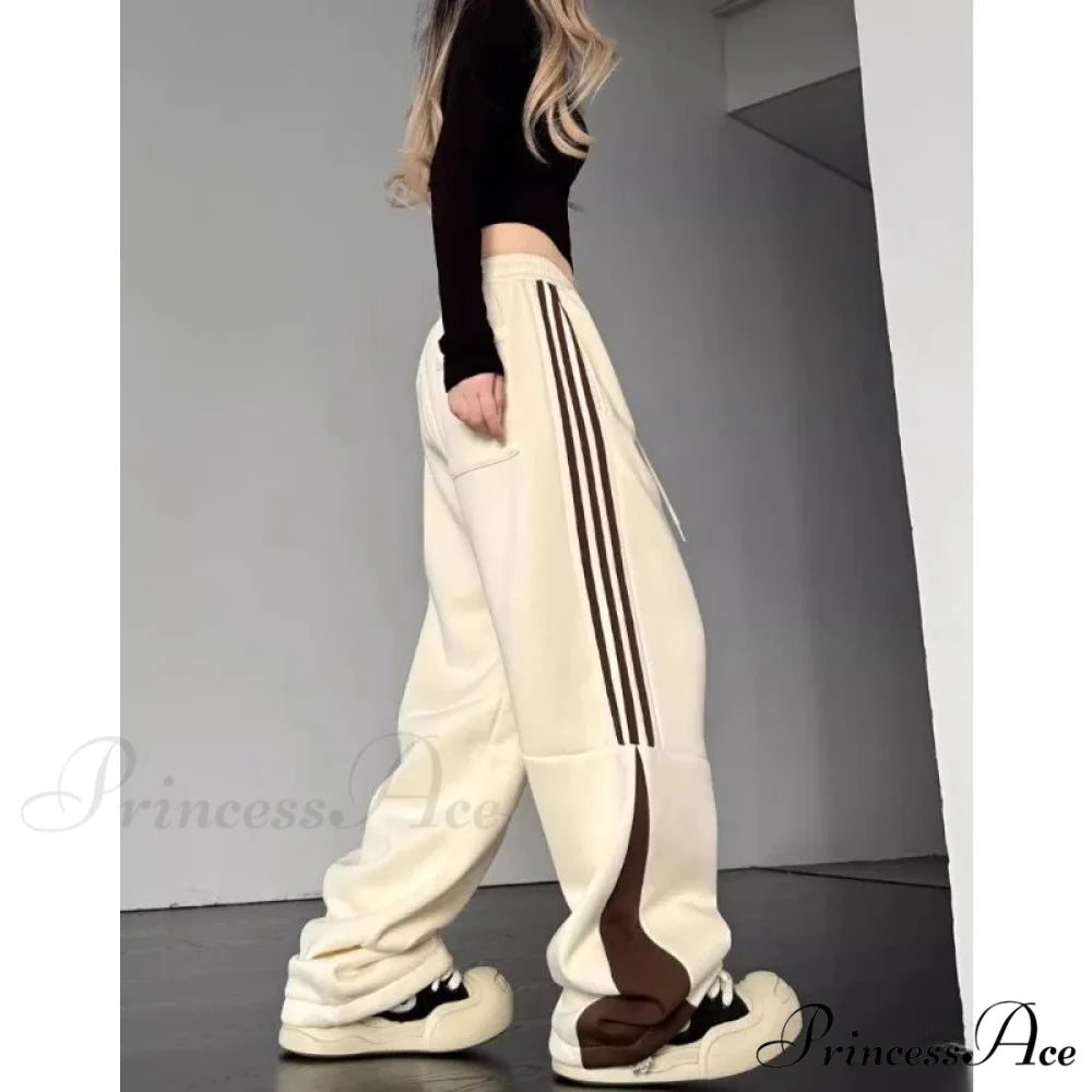 Patterned Cargo Sweatpants Informal Trousers pants-241228