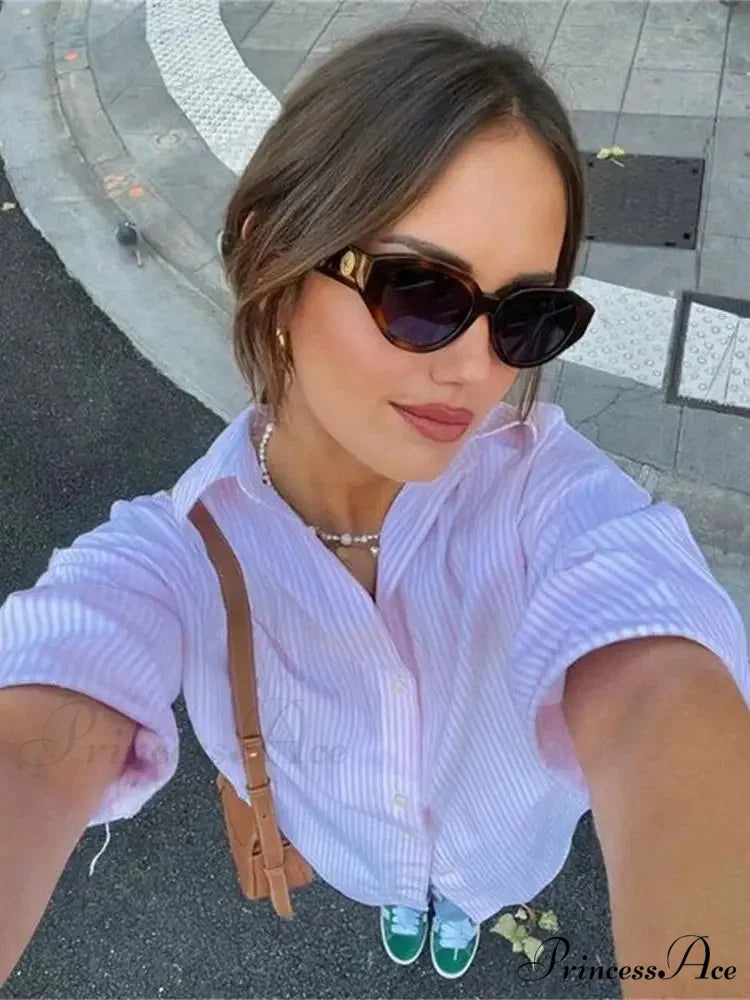 Patterned Informal Workplace Top blouse-250223