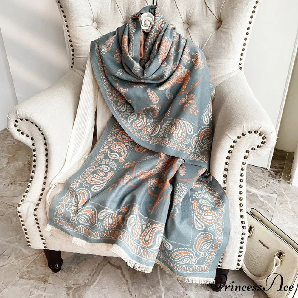 Patterned Jacquard Pashmina Scarf Color3 / 70x180CM scarf-241228