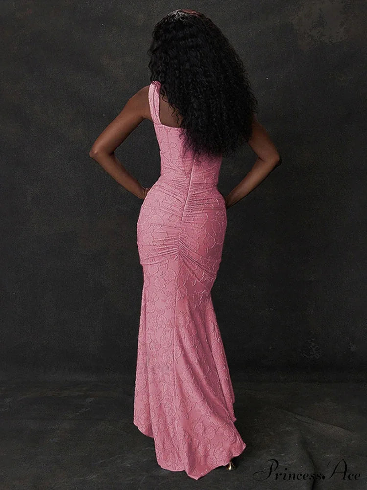 Patterned Off Shoulder Mermaid Holiday Dress vacationdress-250223