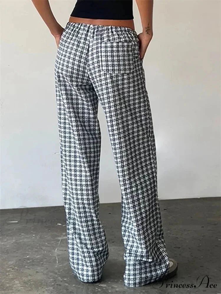 Patterned Patchwork Cinched Waist Pant pant-250223