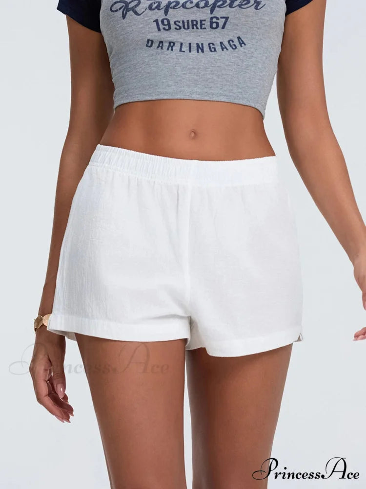 Patterned Unblemished Medium Elevation Short white1 / S short-250223