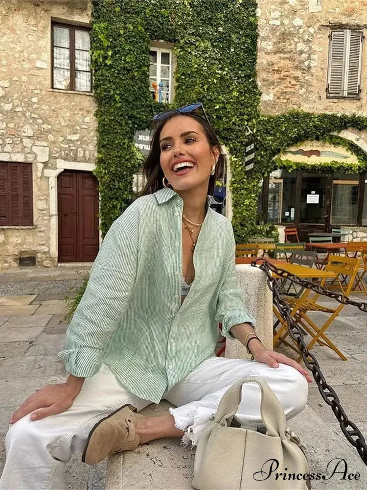 Patterned Workplace Informal Blouse blouse-250223