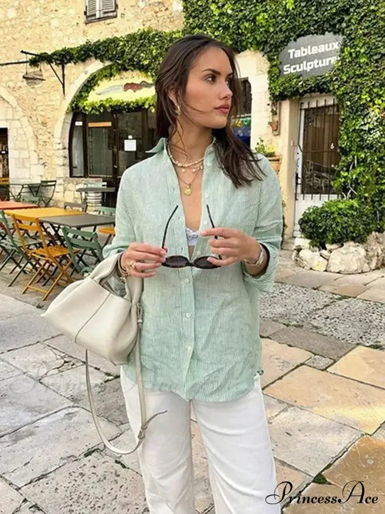 Patterned Workplace Informal Blouse blouse-250223