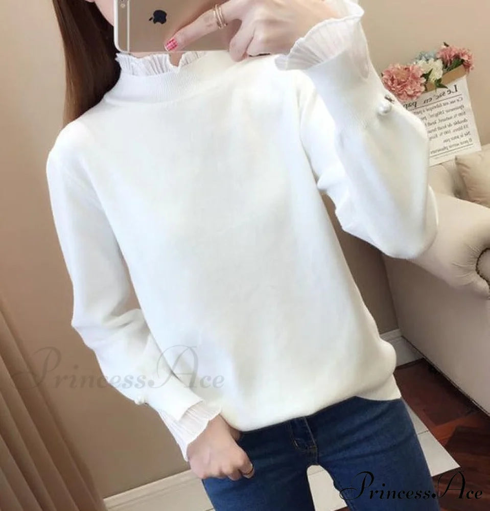 Pearl Embellished Holly Sweater