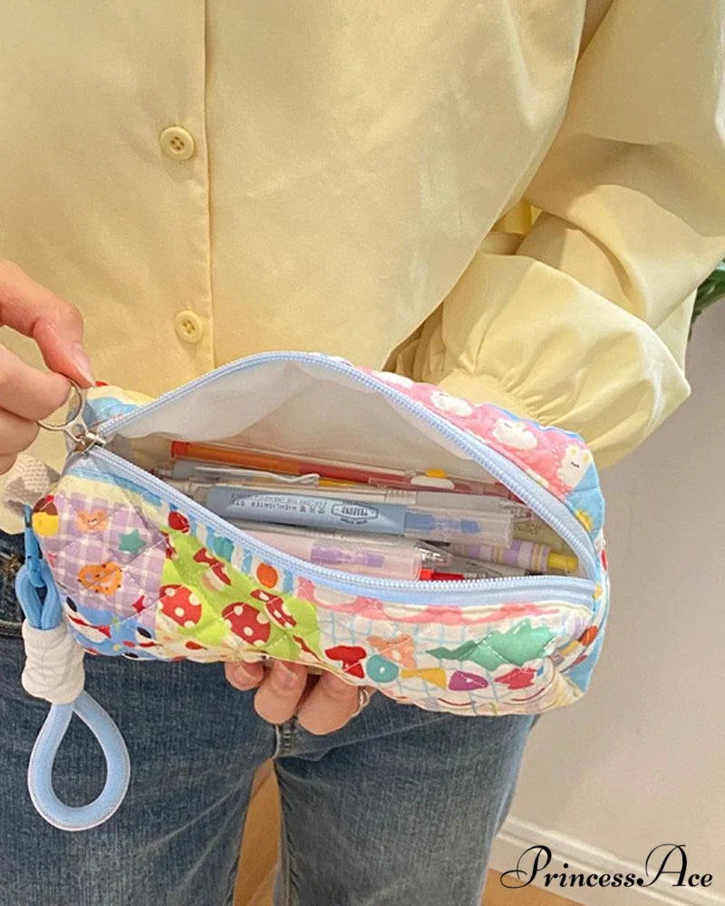Pencil with Quilted Nostalgic Case Design