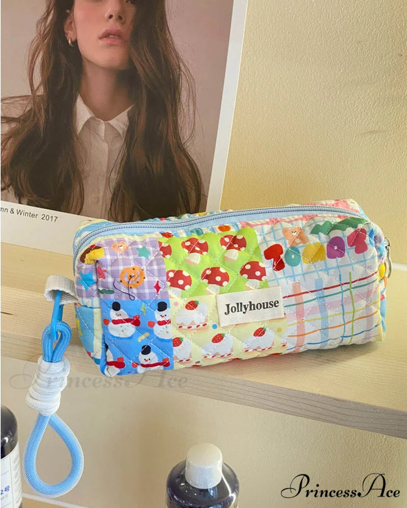 Pencil with Quilted Nostalgic Case Design