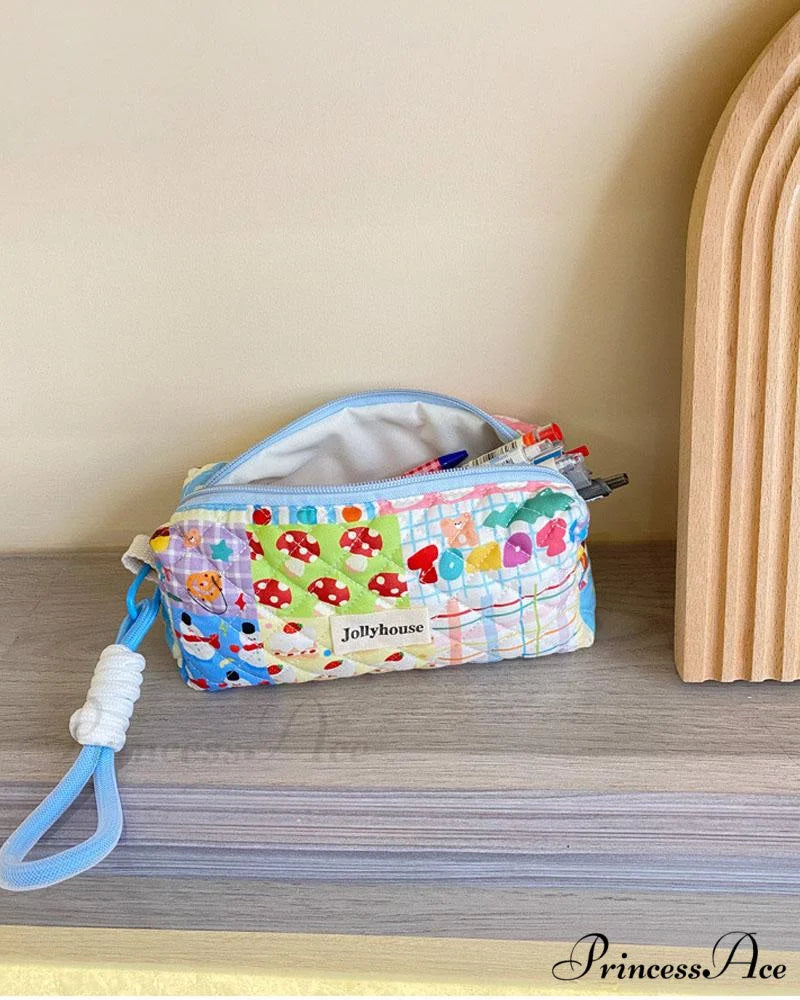 Pencil with Quilted Nostalgic Case Design