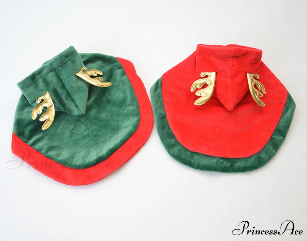 Pet Cat Dog Christmas Cloak