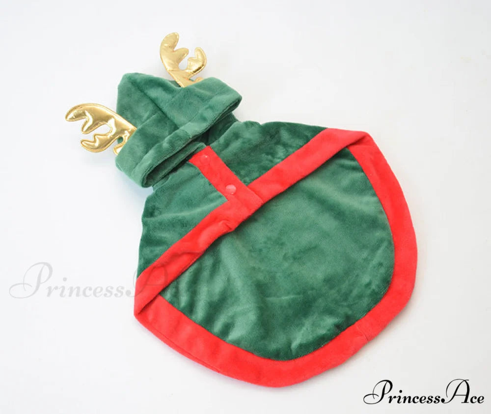 Pet Cat Dog Christmas Cloak