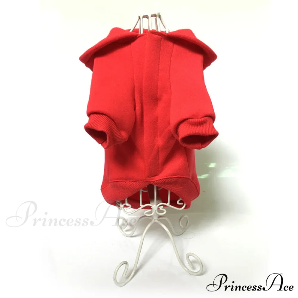 Pet Dog Christmas Festive Cotton Hoodie