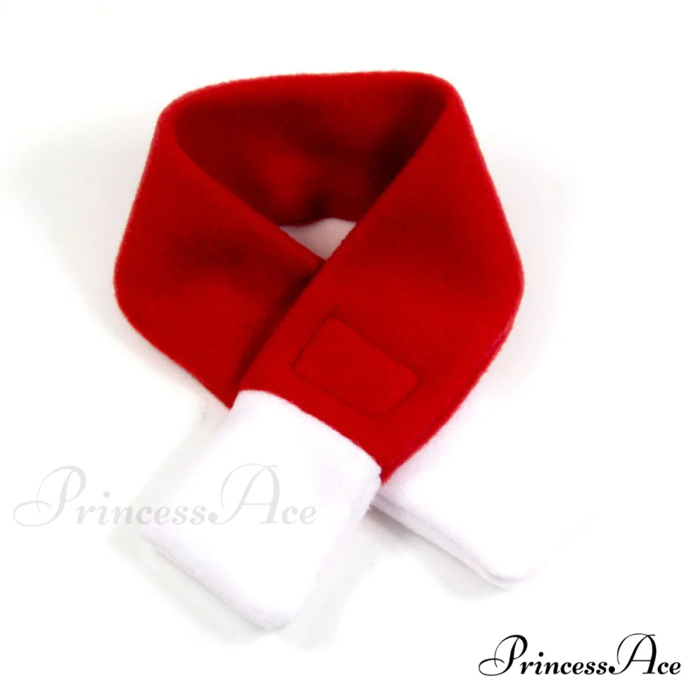 Pet Dog One-sided Velvet Scarf Hat Kit