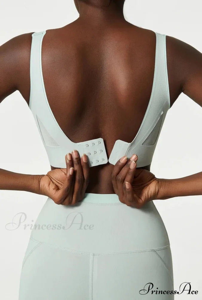 PEYTON SPORTS BRA AND Graceful LEGGINGS SET ICE GREY Ice Grey / L