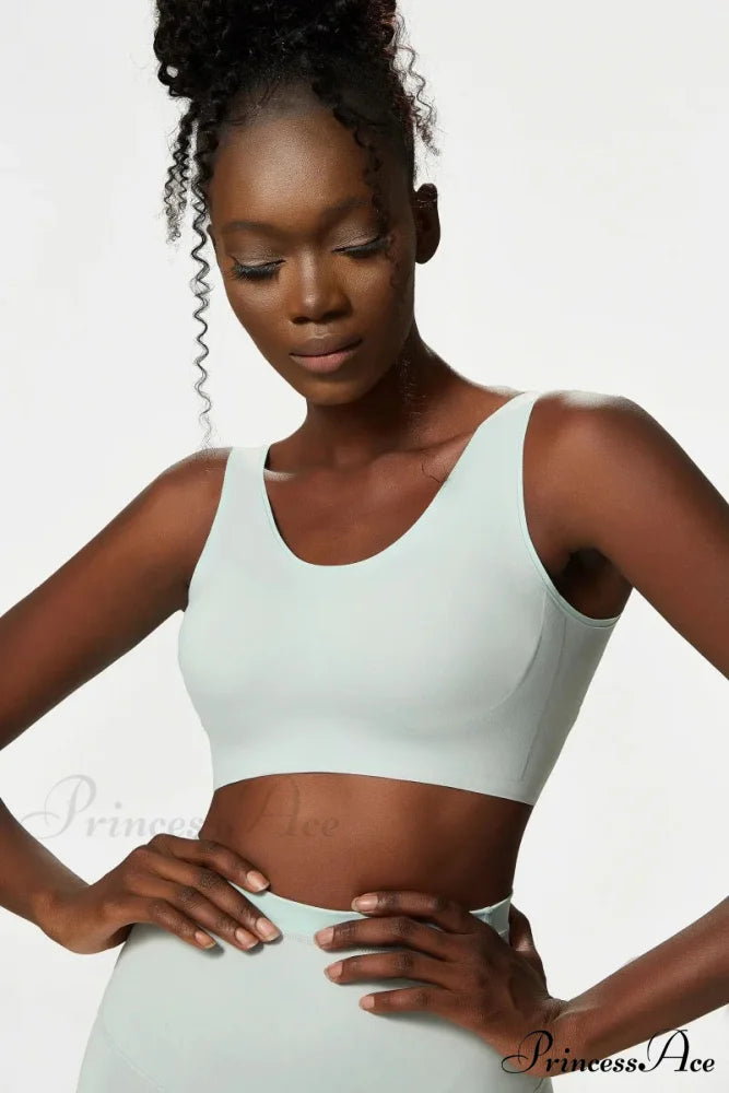 PEYTON SPORTS BRA AND Graceful LEGGINGS SET ICE GREY Ice Grey / M