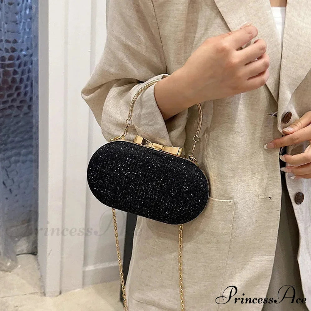 Pink Sparkling Sequins Evening Designer Opulent Crossbody Clutch Bag clutchbag-250126