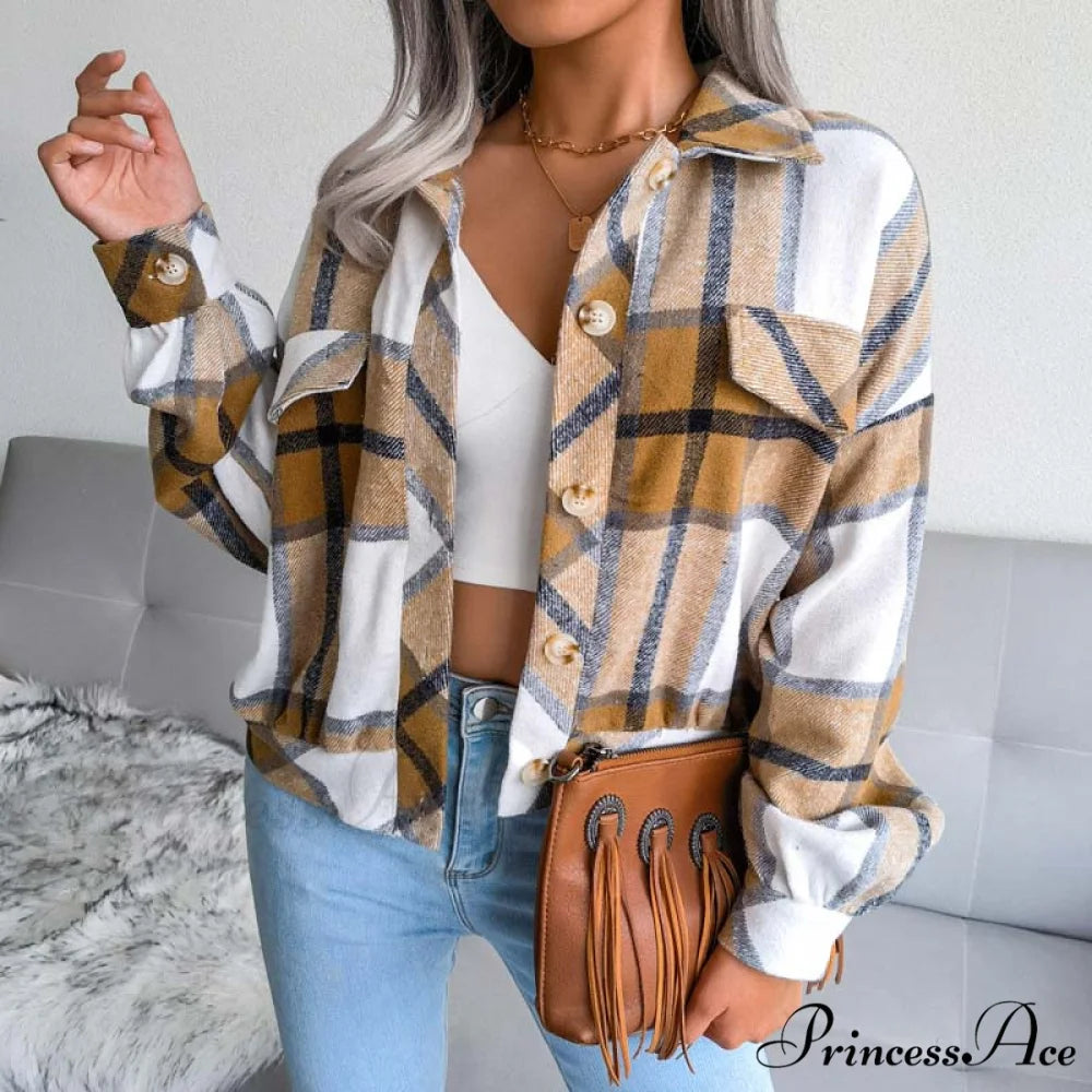 Plaid Retro Coat
