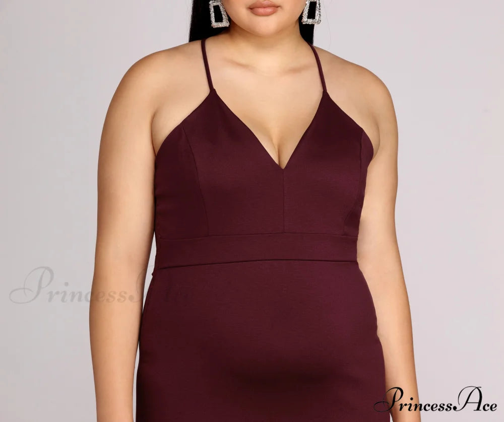 Plus Midnight Stylish Dreams Bodycon Dress