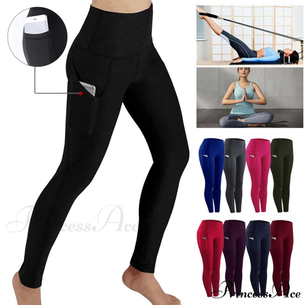 Pocket High Waist Push Up Sports leggings
