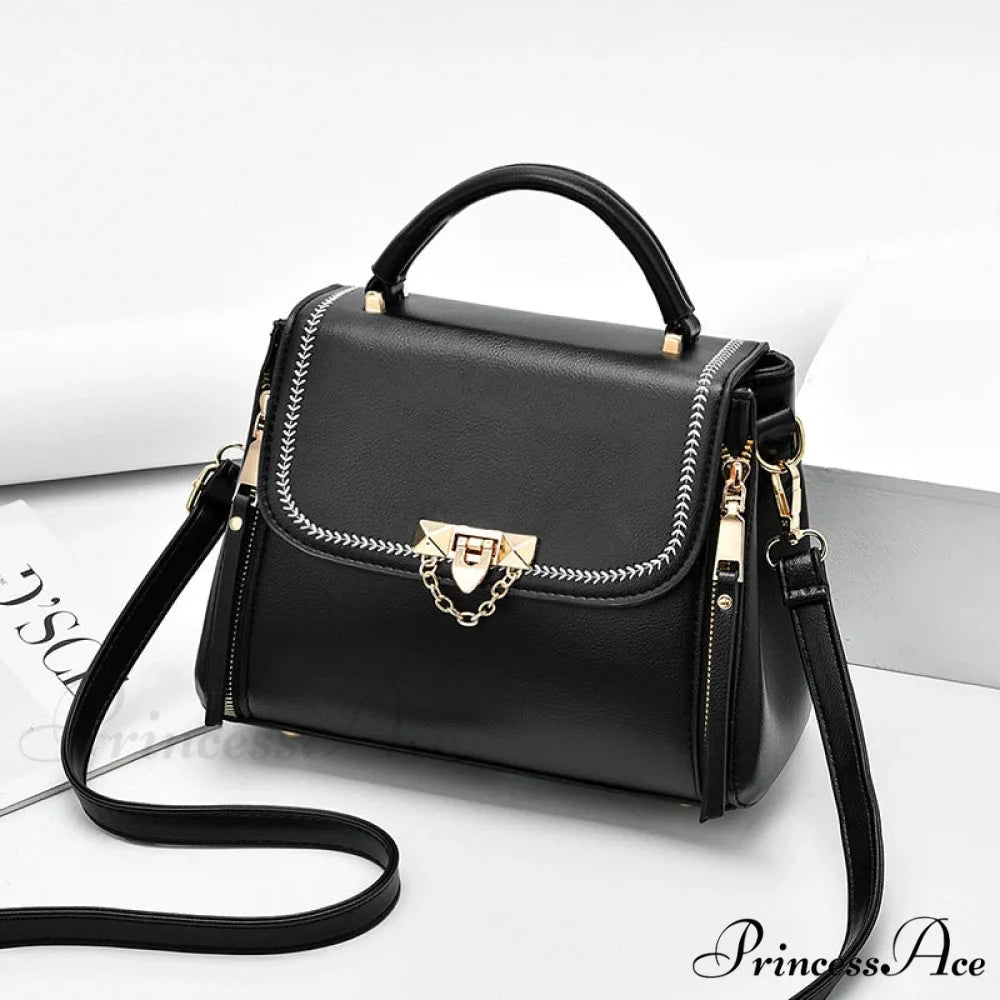 Premium Travel Crossbody Purse Black handbag-250126