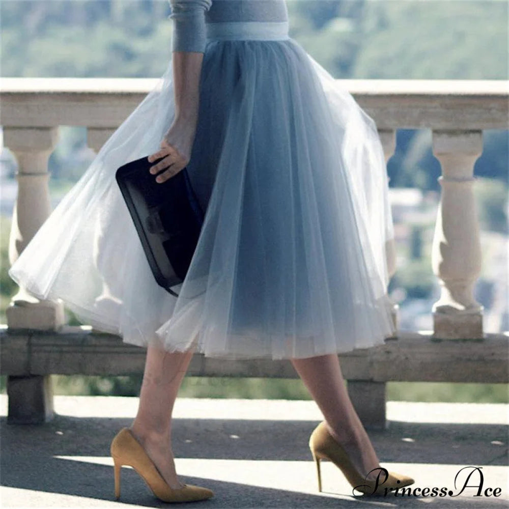Princess Midi Tulle Skirt