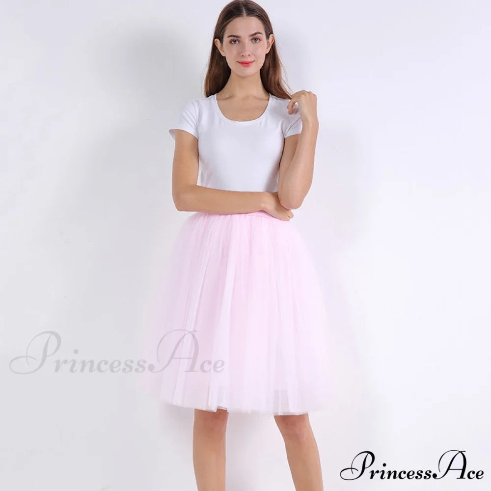 Princess Midi Tulle Skirt pink / One Size