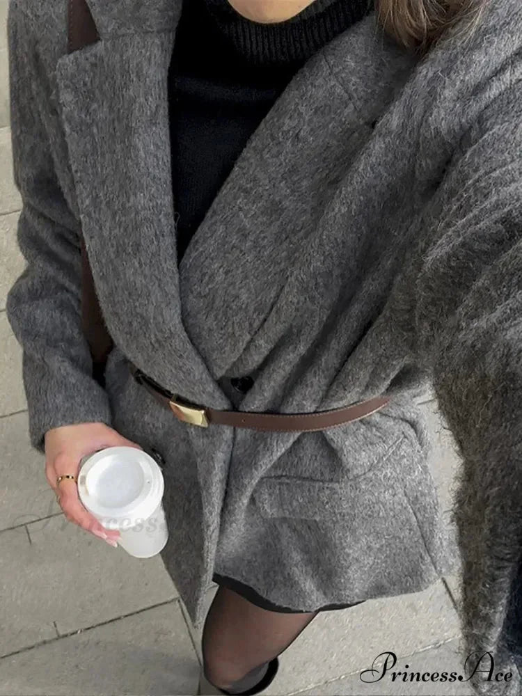 Print Cuff Buttons Suit Coat Modified Title: Print Sleeve Fasteners Garment Jacket coats-241228
