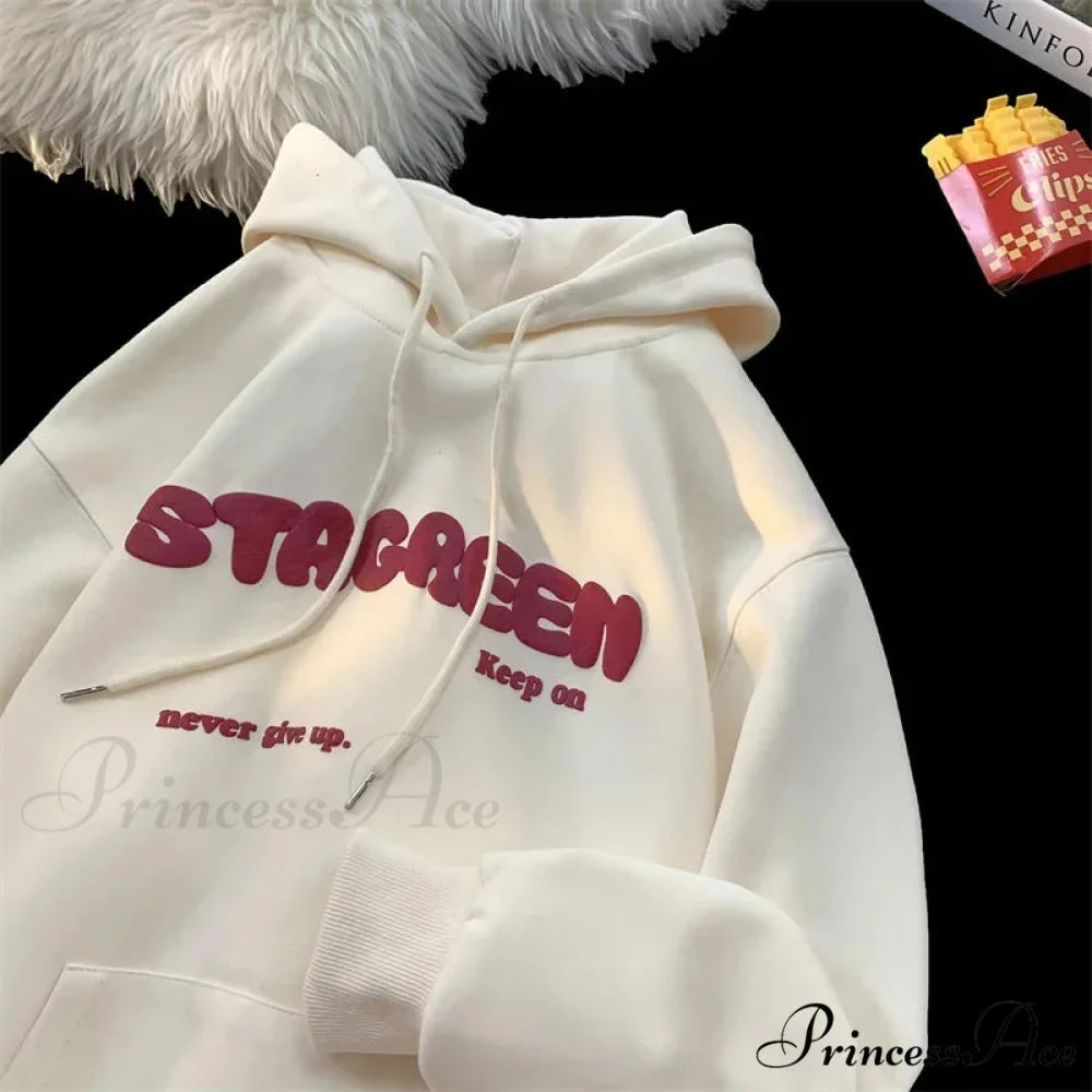 Print Fall Y2K Pocket Hoodie hoodies-241228