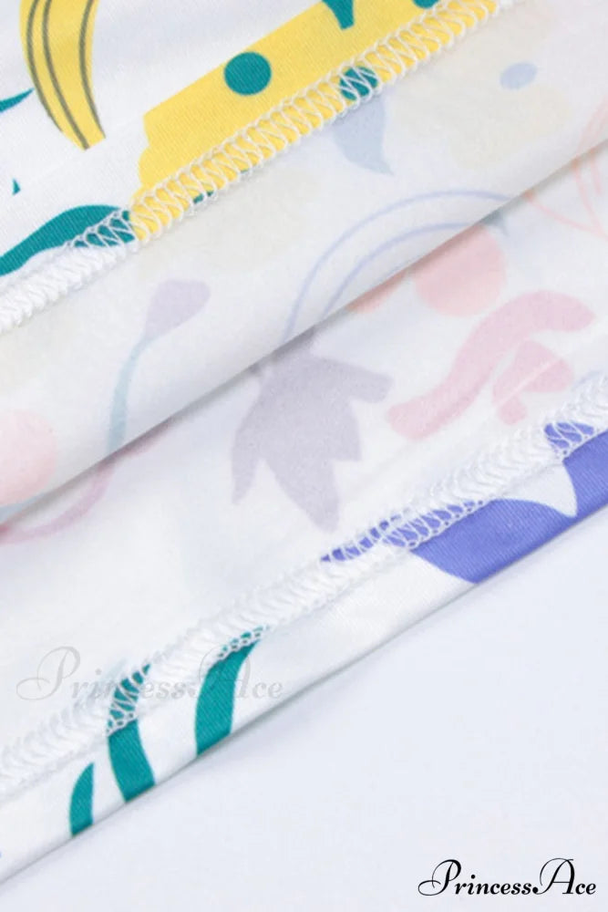 Print Halter Backless Dress in Multicolor