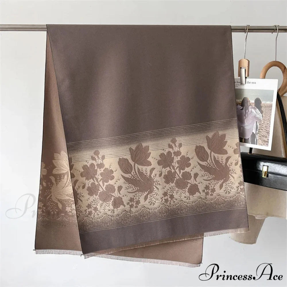 Printed Cashmere Winter Pashmina Scarf scarf-241228