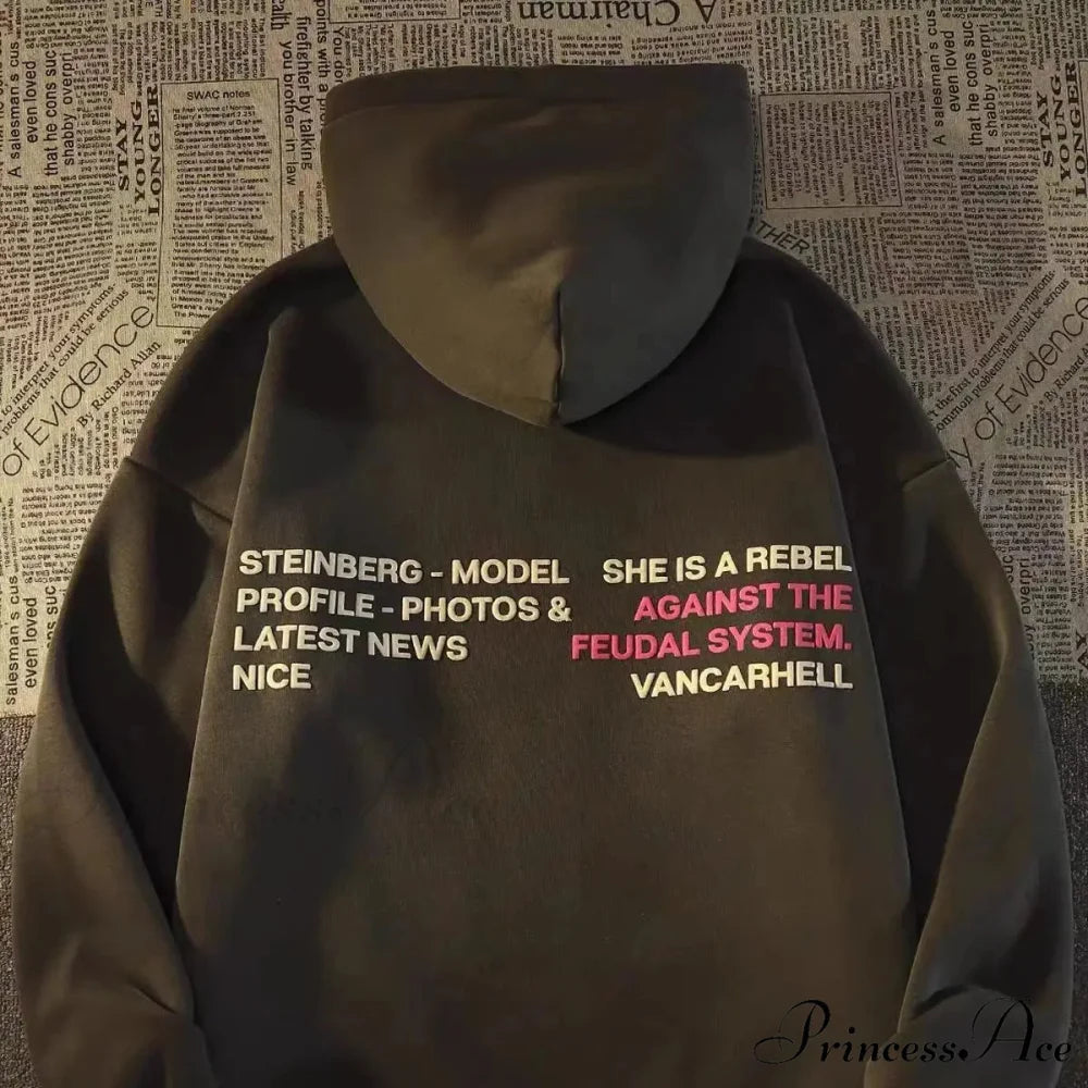 Printed Female Informal Hoodie hoodies-241228