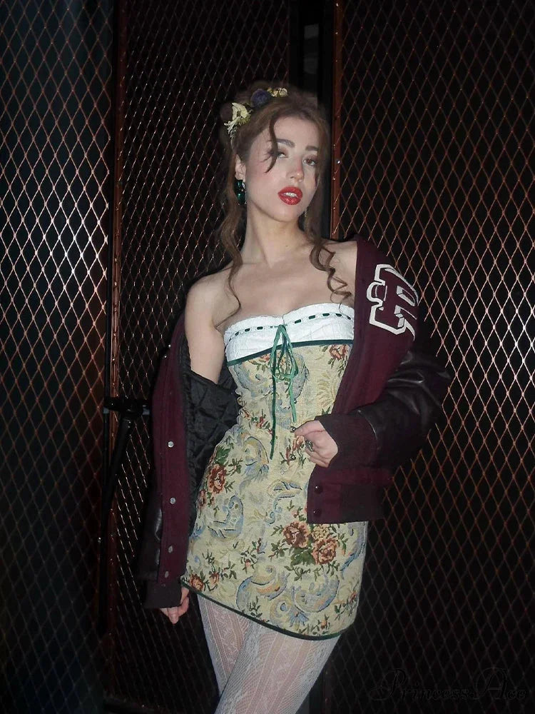 Printed Mini Getaway Dress vacationdress-250223