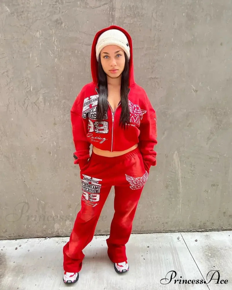 Printed Rap Hoodie hoodies-241228