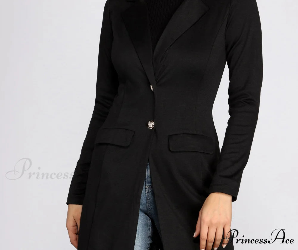 Professional Long Line Blazer