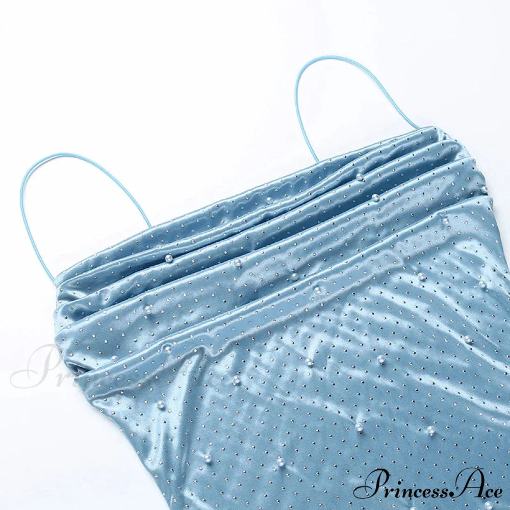 Pure color cultivate one’s morality backless Sleeveless Bodycon Dress