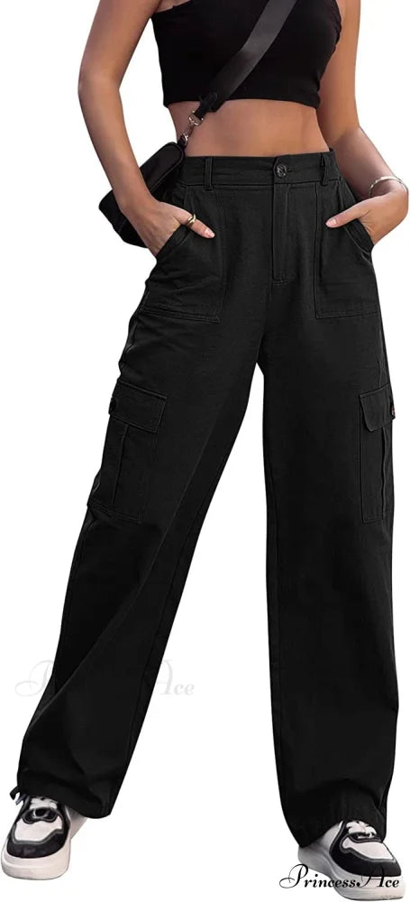 quick sell European and American women’s trousers Black / S
