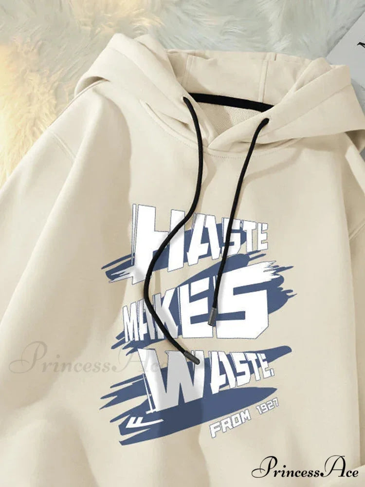 Quickness Produces Garbage Pullover apricot / M(40-50KG) hoodies-241228