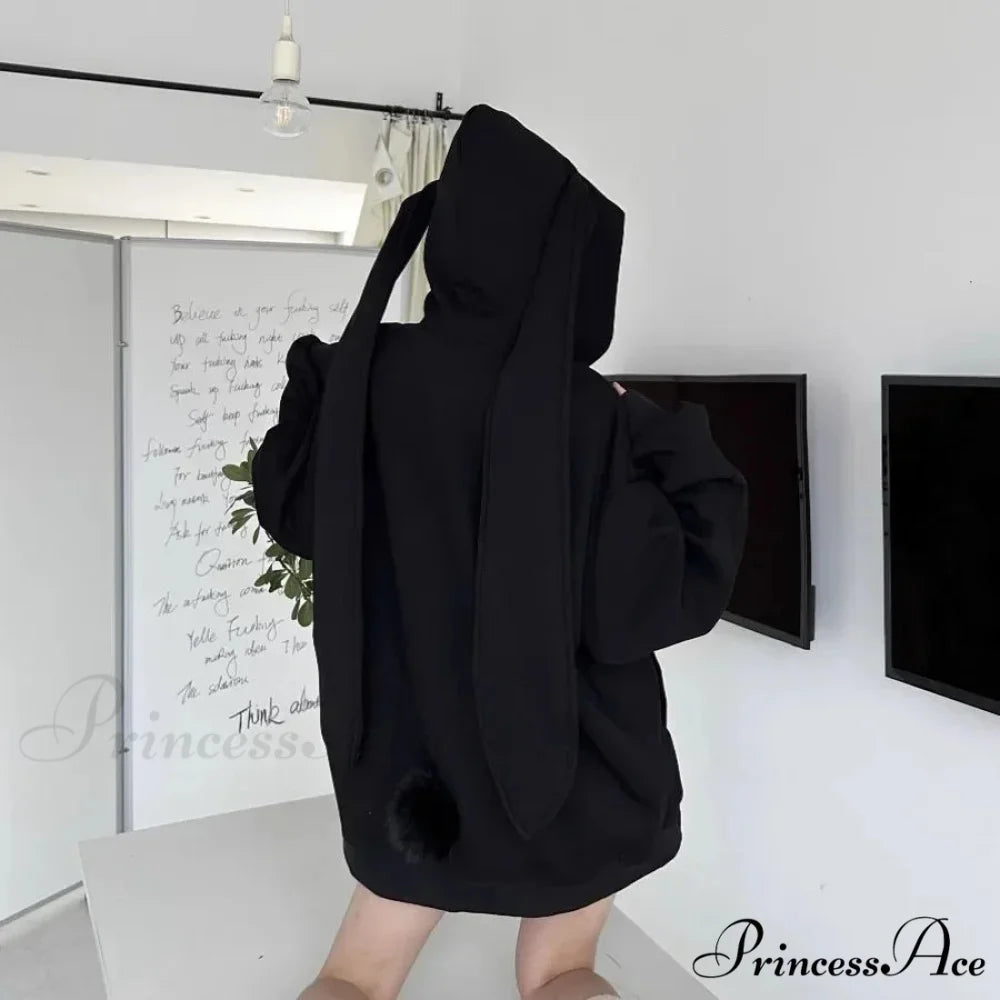 Rabbit Female Ears Hoodie hoodies-241228