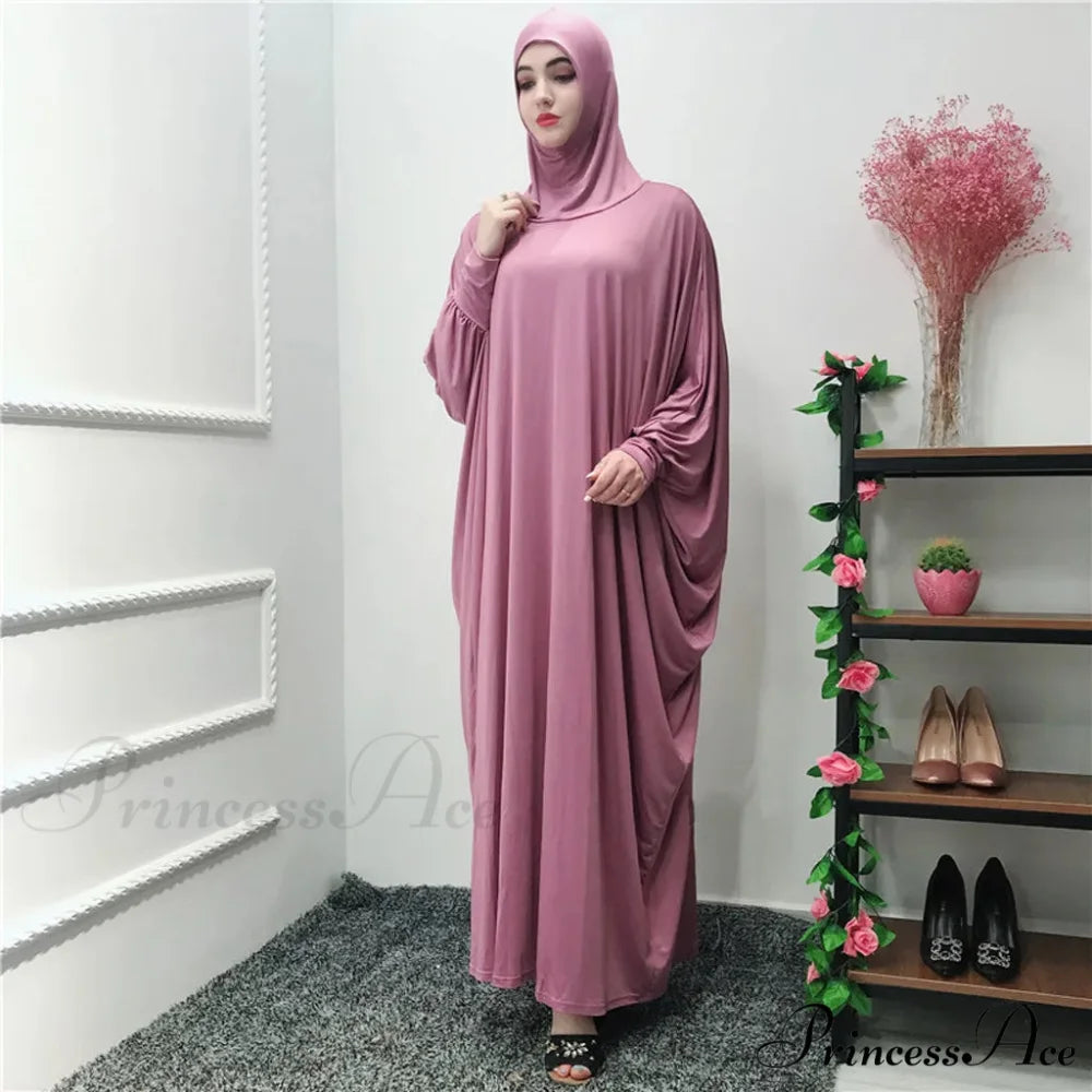 Ramadan Muslim Prayer Hijab Garment Fashion Hooded Abaya Full Cover Long Sleeve Islam Dubai Modest Robe Dress