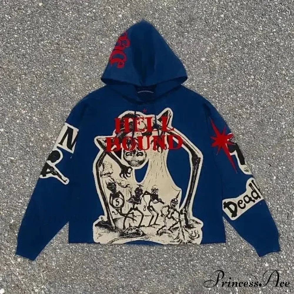 Rebellious Mummy Design Baggy Hoodie hoodies-241228